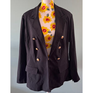 Women's Lane Bryant Blazer, Size 20, Black